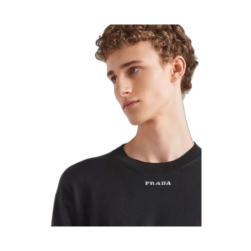 Logo Intarsia Crewneck Knitted Jumper