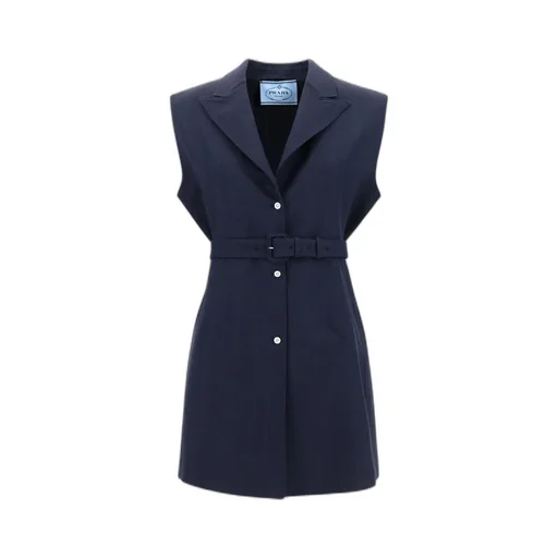 Single-Breasted Belted Gilet