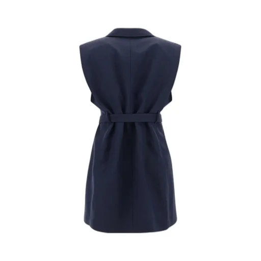 Single-Breasted Belted Gilet