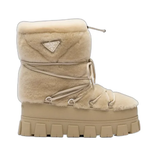 Logo Plaque Chunky Ankle Boots