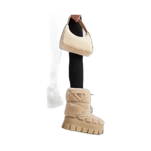 Logo Plaque Chunky Ankle Boots