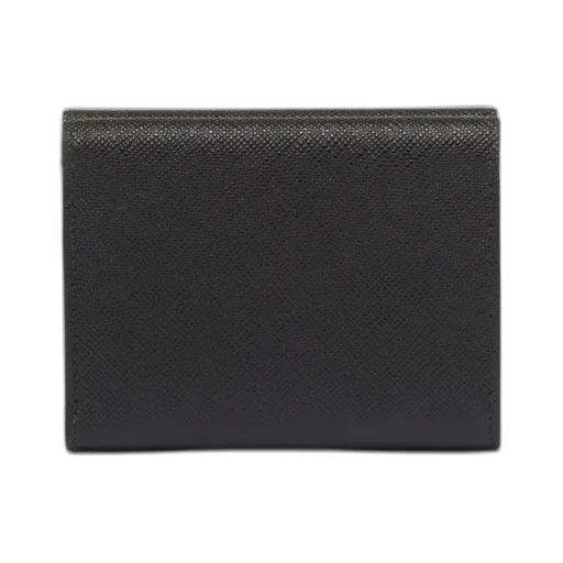 Logo-Plaque Press-Stud Fastened Wallet