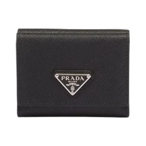 Logo-Plaque Press-Stud Fastened Wallet