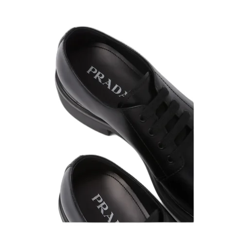 Brushed Leather Derby Shoes