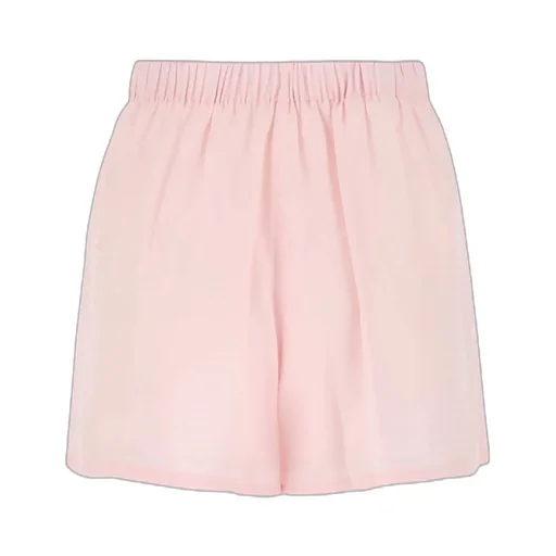Jacquard Crepe De Chine Logo Shorts