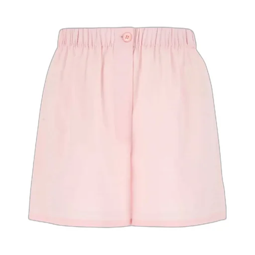 Jacquard Crepe De Chine Logo Shorts