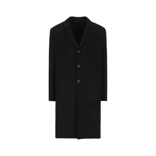 Wool Single-Breasted Coat