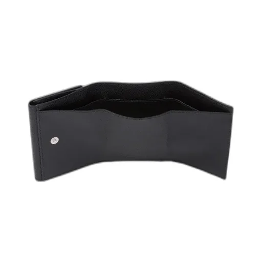 Logo-Plaque Press-Stud Fastened Wallet