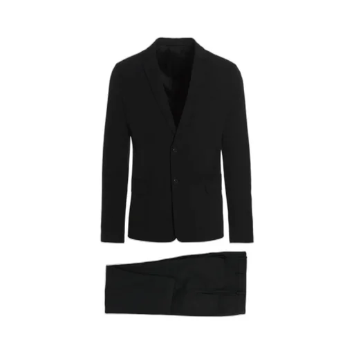 V-Neck Long-Sleeved Suit Coat + Pantsuit