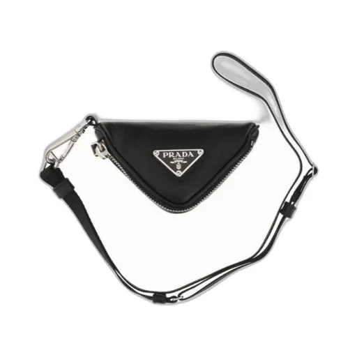 Triangular Leather Pouch