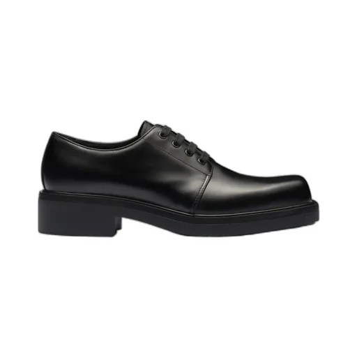 Brushed Leather Derby Shoes