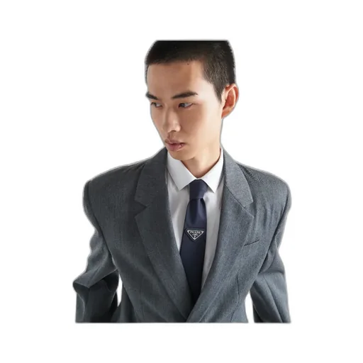 Re-Nylon Gabardine Tie