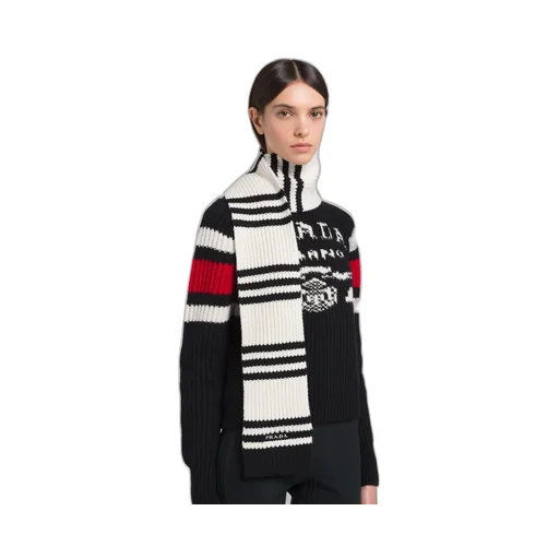 Logo Cashmere Scarf
