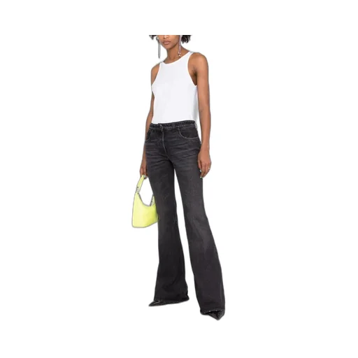 Low-Rise Flared Leg Jeans