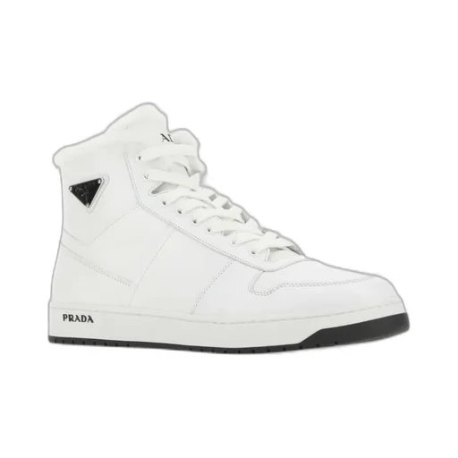 Logo Plaque High-Top Sneakers