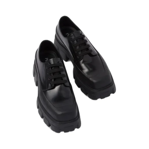Chunky Lace-Up Derby Shoes