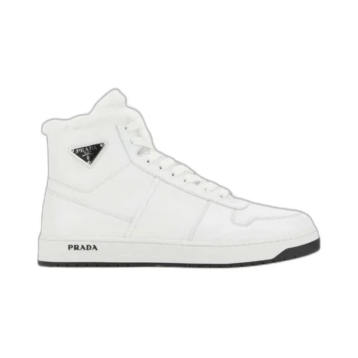 Logo Plaque High-Top Sneakers