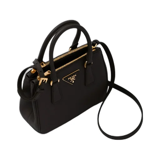 Galleria Saffiano Leather Mini Logo Handbag