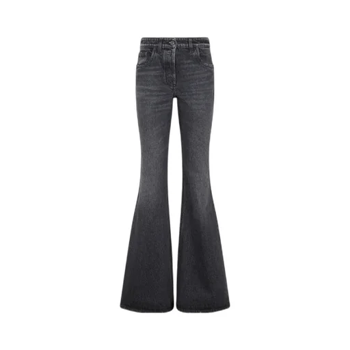 Low-Rise Flared Leg Jeans