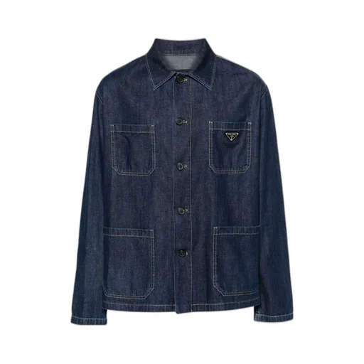 Light Denim Blouson Jacket