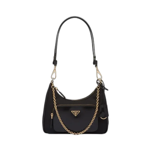 Chain-Linked Zipped Handbag