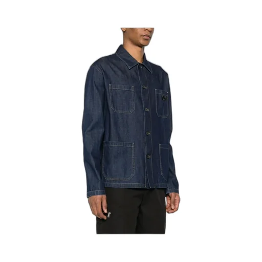 Light Denim Blouson Jacket