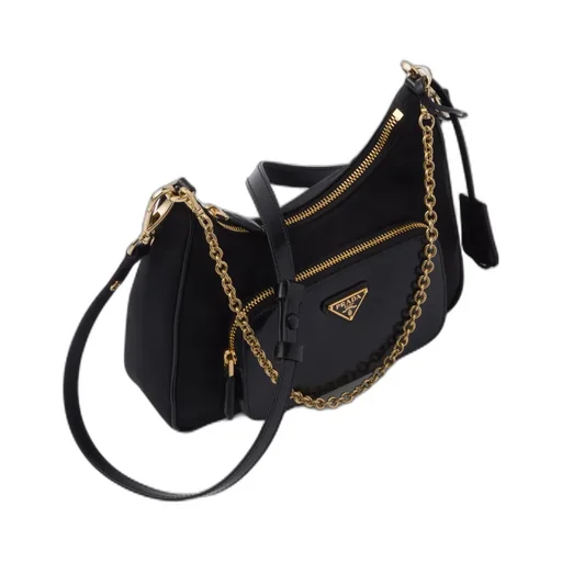 Chain-Linked Zipped Handbag