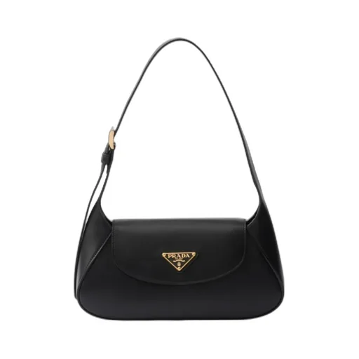 Triangle-Logo Small Shoulder Bag