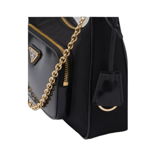 Chain-Linked Zipped Handbag
