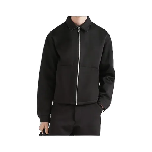 Cotton And Silk Blouson Jacket