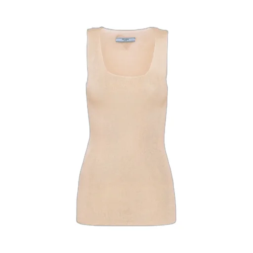Sleeveless Ribbed Tank Top