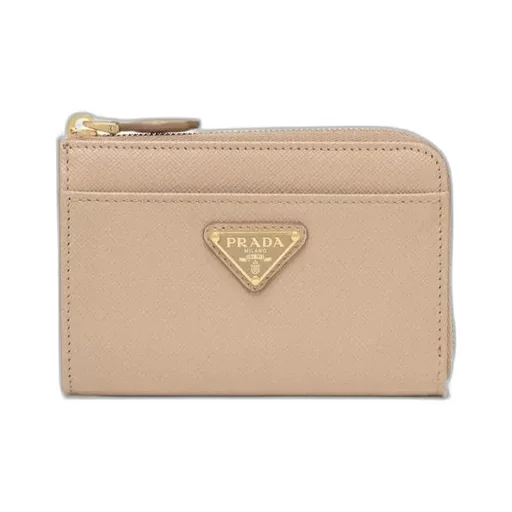 Saffiano Leather Logo Key Bag