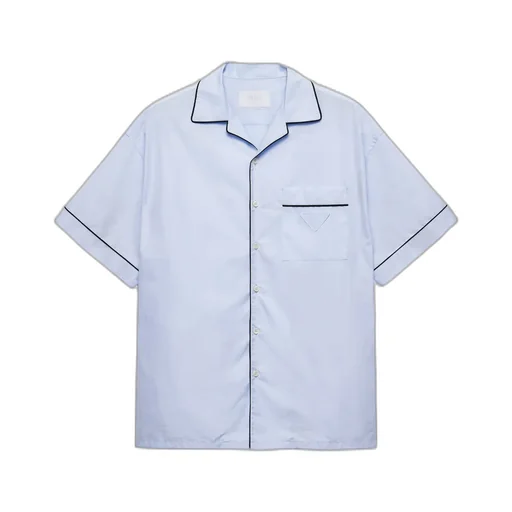 Short-Sleeved Cotton Shirt