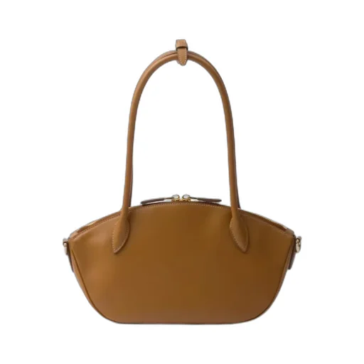 Logo Plaque Zipped Small Tote Bag
