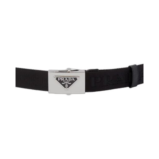 Triangle Logo Buckle Belt