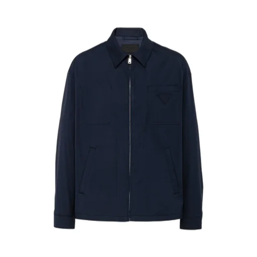 Stretch Cotton Blouson Jacket