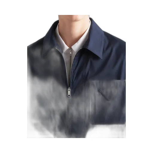 Stretch Cotton Blouson Jacket