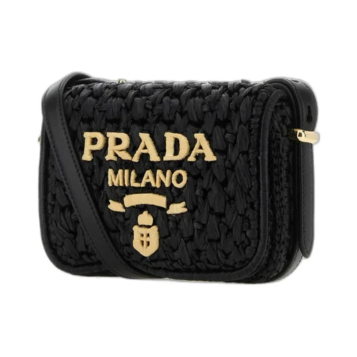 Foldover Top Woven Shoulder Bag