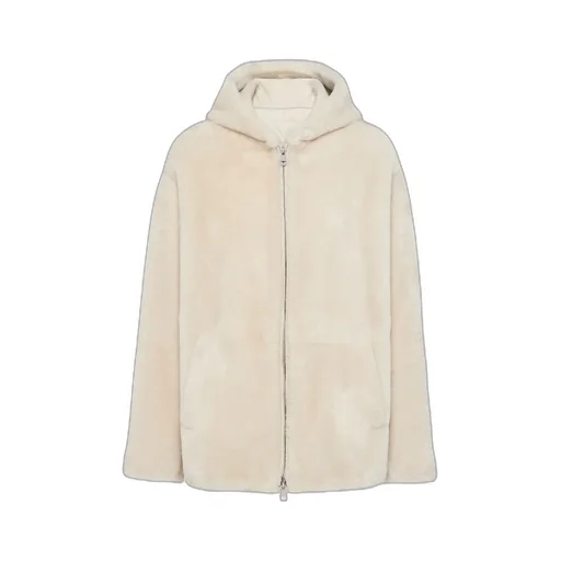 Zip-Up Hooded Coat