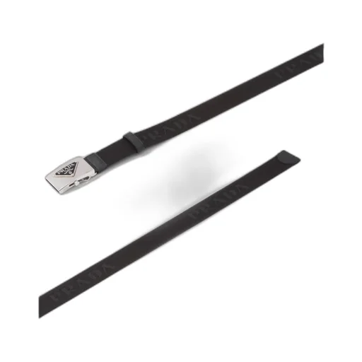 Triangle Logo Buckle Belt