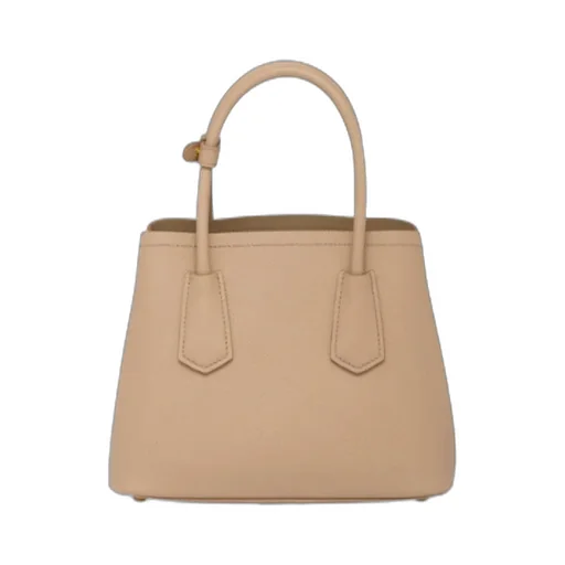 Logo Detailed Top Handle Tote Bag