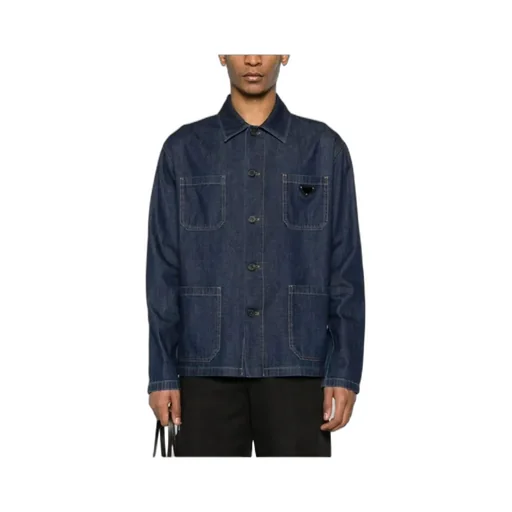 Light Denim Blouson Jacket