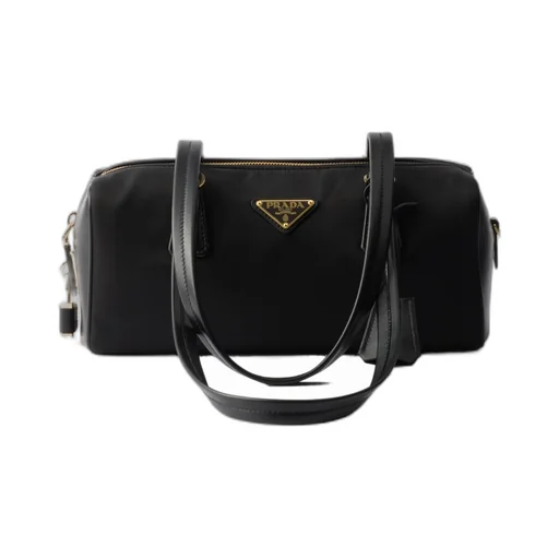 Logo Plaque Padlock-Detailed Medium Tote Bag