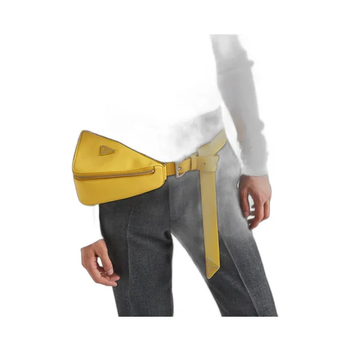 Saffiano Leather Belt Bag