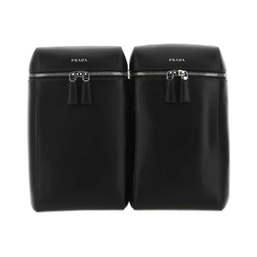 Double Leather Backpack