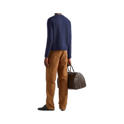 Straight-Leg Distressed Pants