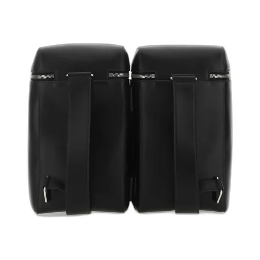 Double Leather Backpack