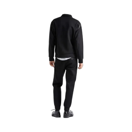 Technical Fleece Trousers With Duchesse Details