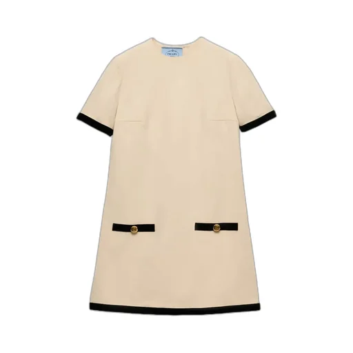 Short Sleeved Crewneck Mini Dress