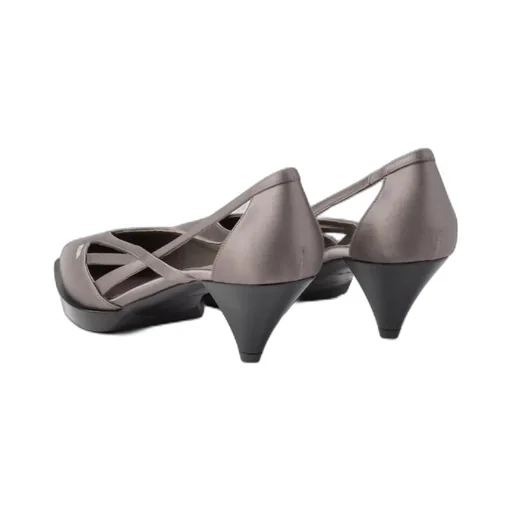 Satin Cut-Out Pumps